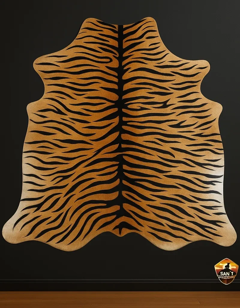 Alfombra Animal Print Tigre Dorado