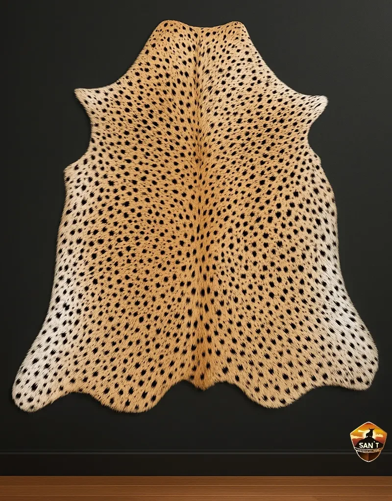 Alfombra Animal Print Tigrillo Dorado