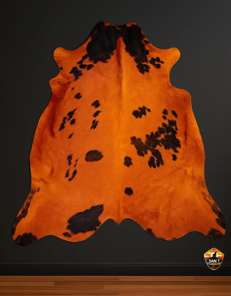 Piel Teñida Naranja Salvaje
